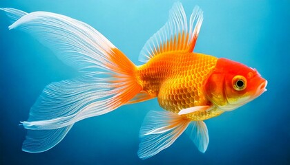 Fototapeta premium 水を泳ぐ金魚