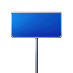 blank road sign
