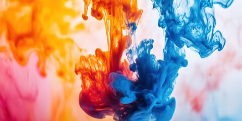 High Speed Ink Diffusion Abstract Liquid Aesthetics