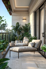 Frame Contemporary Balcony Modern Minimalist Clean Design