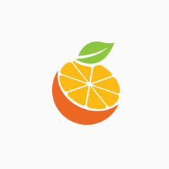 orange juice logo, juice, orange fruit, orange tree, orange slice, juice drop fully editable vector logo
