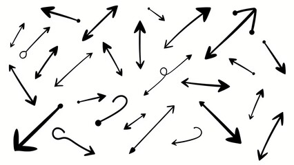 Creative arrow symbols to guide the way