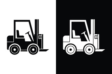 Versatile Forklift Icon Collection for Modern Designs