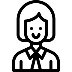 Avatar, female, girl, person, user woman Icon