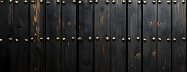 Dark wood planks, metal accents, background texture