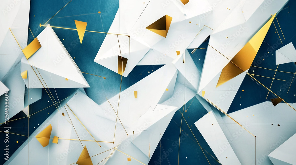 Poster composition of shapes and textures in colorful tones, elegant abstract design with featuring marble 