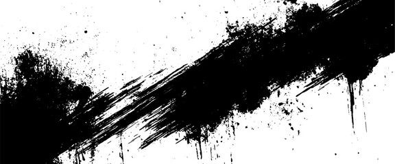 Vector black and white with grunge style, scratch and texture elements for design.