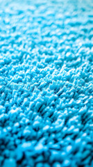 Blue carpet texture close-up