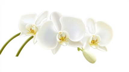 White Orchid Flowers