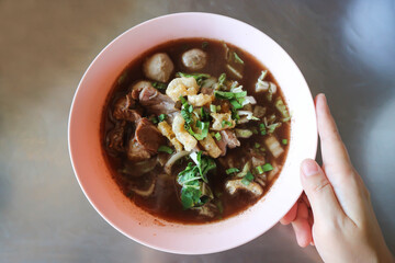 beef noodles or noodle, Chinese noodle