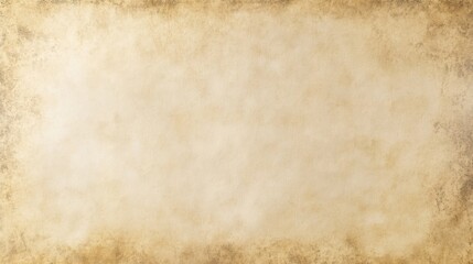 Obraz premium Bird's-Eye Perspective of Blank Parchment Texture with Soft Grain and Aged Character: Ideal for Historical or Vintage Projects with Immaculate Space for Text or Graphics