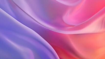 Obraz premium Colorful pride flag made of silky translucent fabric, gently waving with soft lighting, bright and vivid hues, modern and stylish composition, high detail