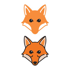 Obraz premium fox cartoon character