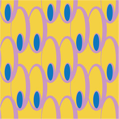 seamless pattern with flowers and butterflies