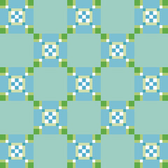 Seamless fabric of geometric pattern, like illustration. Suit for package design, wallpaper, fashion print, Housing wallpaper, arty-crafty.
