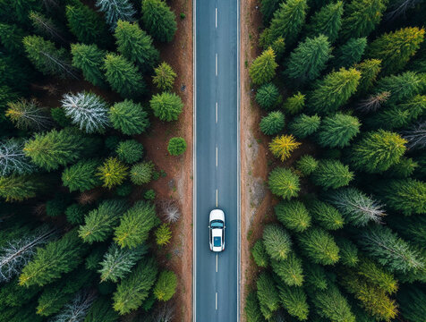 Road in forest