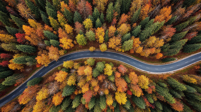 Road in forest