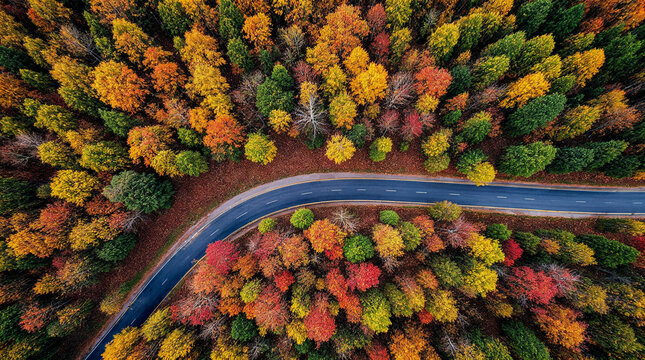 Road in forest