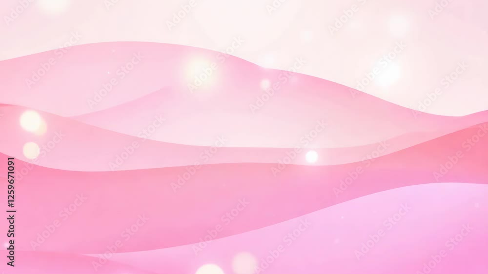 Poster soft pink abstract gradient background with light effects for a serene and elegant visual experience