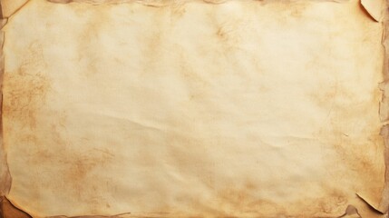 Blank Parchment Texture with Smooth Surface Seen from Above, Featuring Vintage Appeal and Generous Space for Text or Graphics: Ideal for Elegant Design Projects