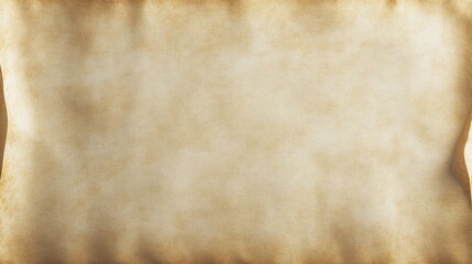 Obraz premium Blank Parchment Texture with Smooth Surface and Delicate Natural Fibers from a Top-Down Perspective, Offering Ample Space for Text or Graphics with Warm Lighting for a Classic Look