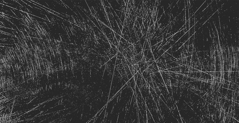 Black and white grunge. Distress overlay texture. Abstract surface dust and rough dirty wall background concept. Worn, torn, weathered effect. Vector illustration, EPS 10.