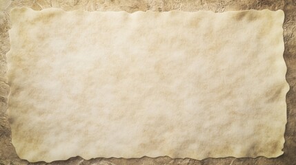 Blank Parchment Texture Seen from Above with Gentle Grain and Aged Appearance: Ideal for Vintage or Historical Projects, Pristine White Space for Design