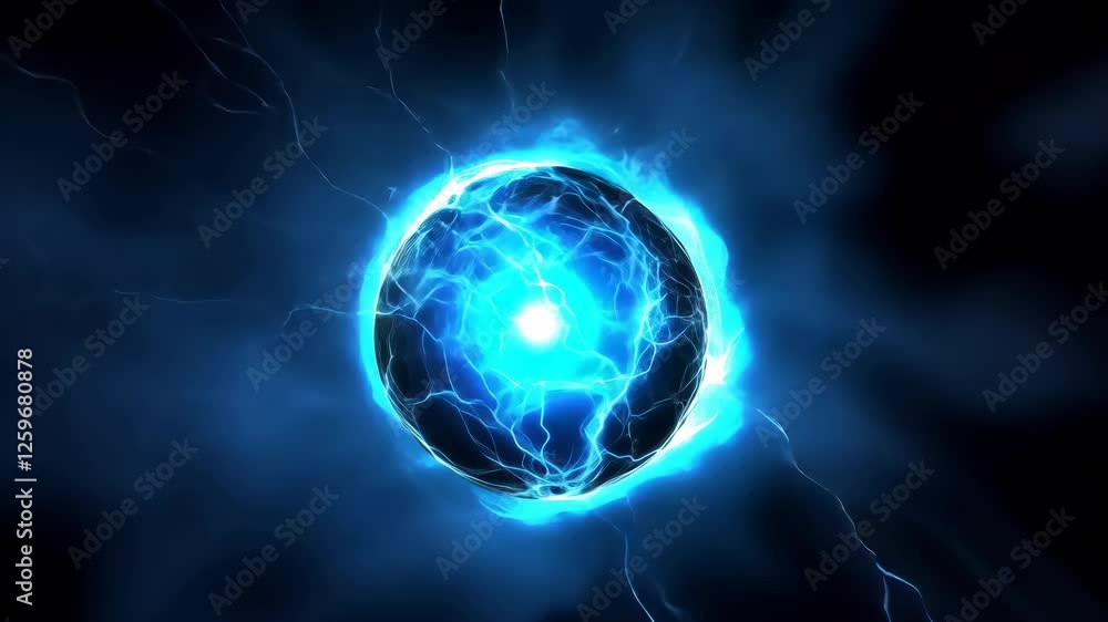 Poster a vibrant image of a glowing plasma simulation depicting a fusion explosion.