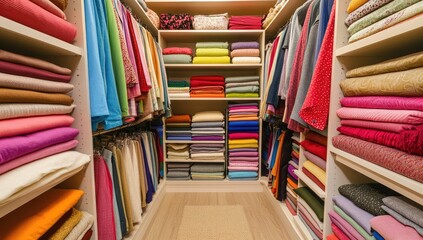 Colorful Fabric Wardrobe Closet