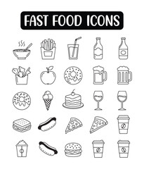 Fast Food Icons
