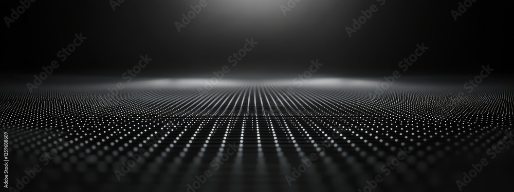 Poster abstract dark grid pattern wallpaper with copy space. minimalist design template with white center t