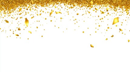Fototapeta premium Elegant Gold Glitter Sparkling Background for Celebration and Festive Occasions
