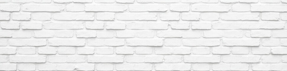 Obraz premium Clean white painted brick wall, modern minimalist style, white, wall cladding