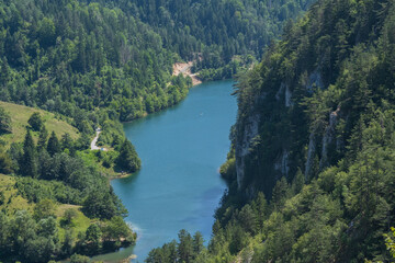 Fototapeta premium Serbia, lake Spajici, mountain Tara