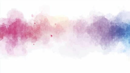 Colorful Abstract Watercolor Splash Background Creating a Dreamy Visual Atmosphere