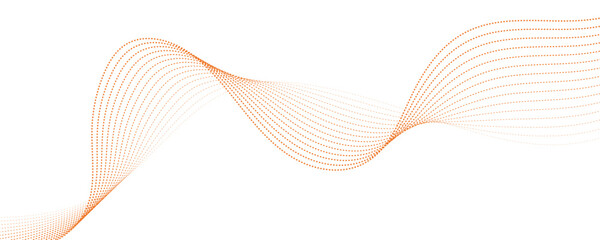 abstract orange wave background