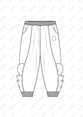 Technical Drawstring Pants Design