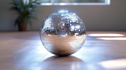 Silver Disco Mirror Ball