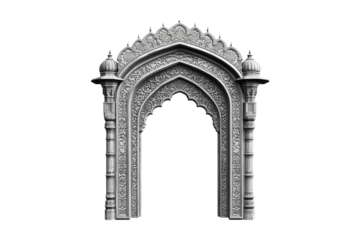 Ornate Archway Majestic Entrance Intricate Stone Carving Architectural Marvel