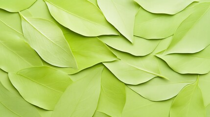 Obraz premium Lush Green Leaves Layered Together Creating a Fresh Natural Texture for Background Use
