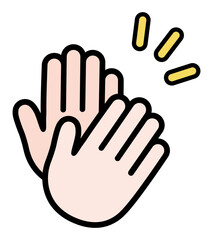 Obraz premium hands vector illustration