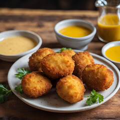 fried chicken nuggets