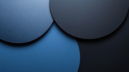 Abstract minimalist wallpaper with repetitive geometric motifs on Blue background. Featuring white space in the center for text, ideal for design templates and modern banners.