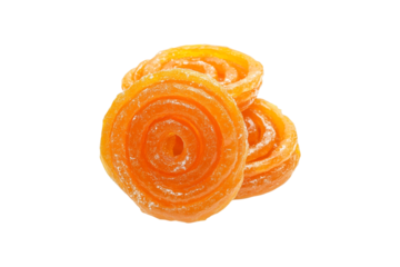 Delicious Jalebi Sweets Spiral Treats Orange Delight Festive Food