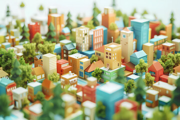 積木の住宅と街づくり
