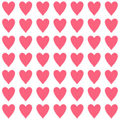 seamless pattern with hearts