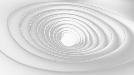 a spiral shaped object in black and white