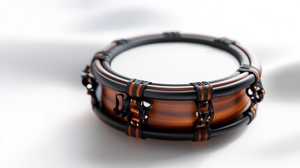 Elegant Snare Drum: A Symphony of Wood and Metal