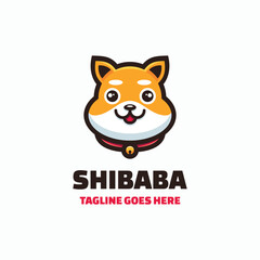 Shibaba Simple Mascot Logo