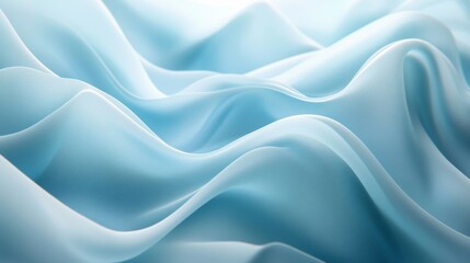 Obraz premium Light aqua blue abstract background with soft tones and smooth gradients. Emphasizing calm and freshness. Ideal for serene and refreshing designs.